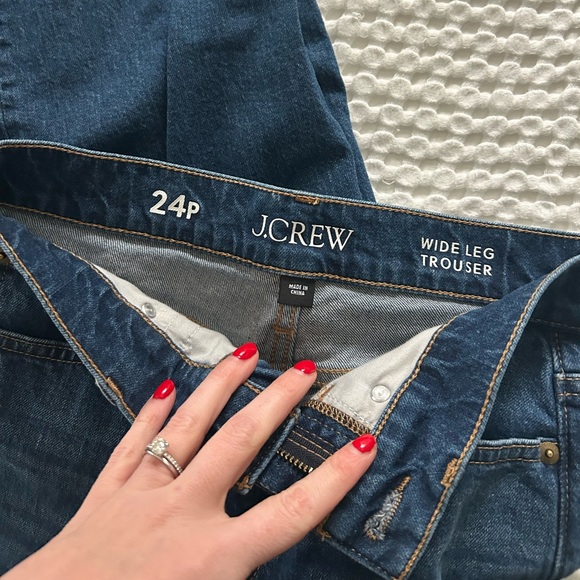 J Crew Wide Leg Trousers - Picture 2 of 2